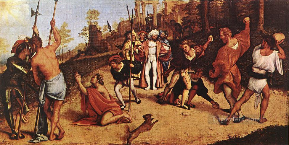聖ステファンの殉教 1516年 ルネサンス ロレンツォ・ロット油絵